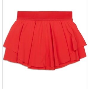 Red lululemon skirt